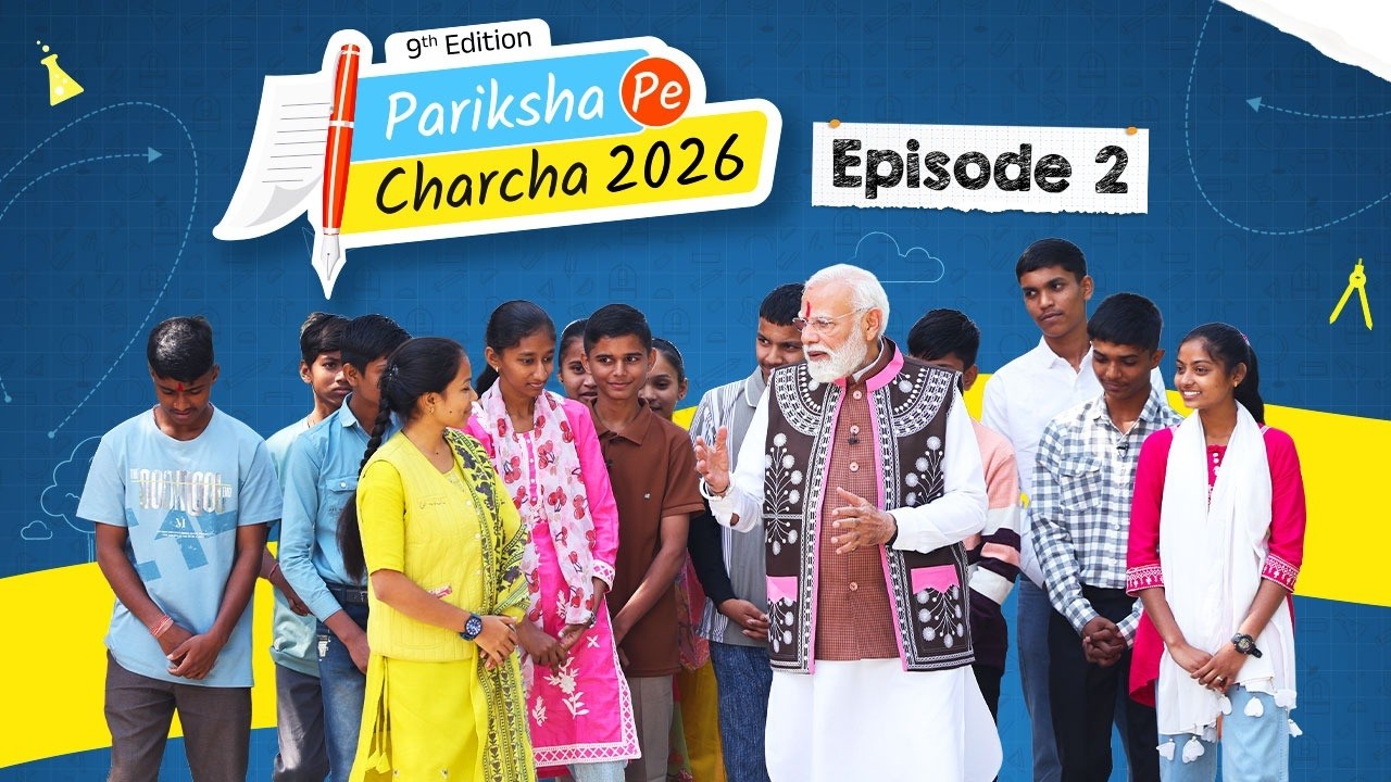 #ParikshaPeCharcha26 Episode 2: Excitement continues as PM Modi connects with students across India