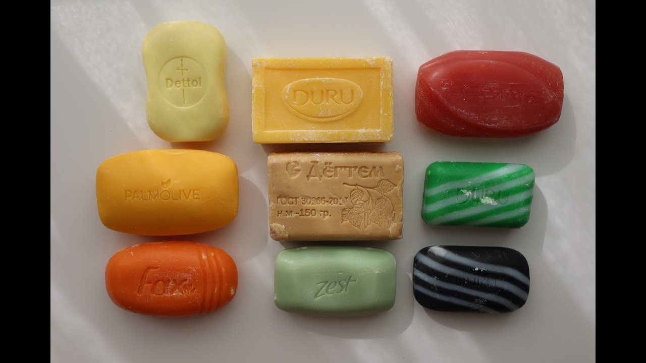Soap Cutting ASMR/ Dry Bar Soap/ Soft Soap Cut/ резка мыло