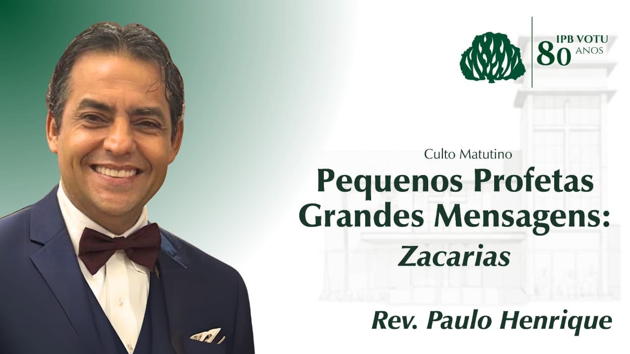 Pequenos Profetas, Grandes Mensagens | Rev. Paulo Henrique | Culto Matutino