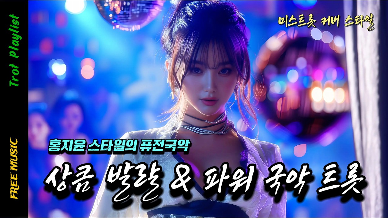 👸미스트롯 커버 스타일 ㅣ홍지윤 스타일의 퓨전국악 ㅣ🎻 국악 트로트 / 90년대 레트로