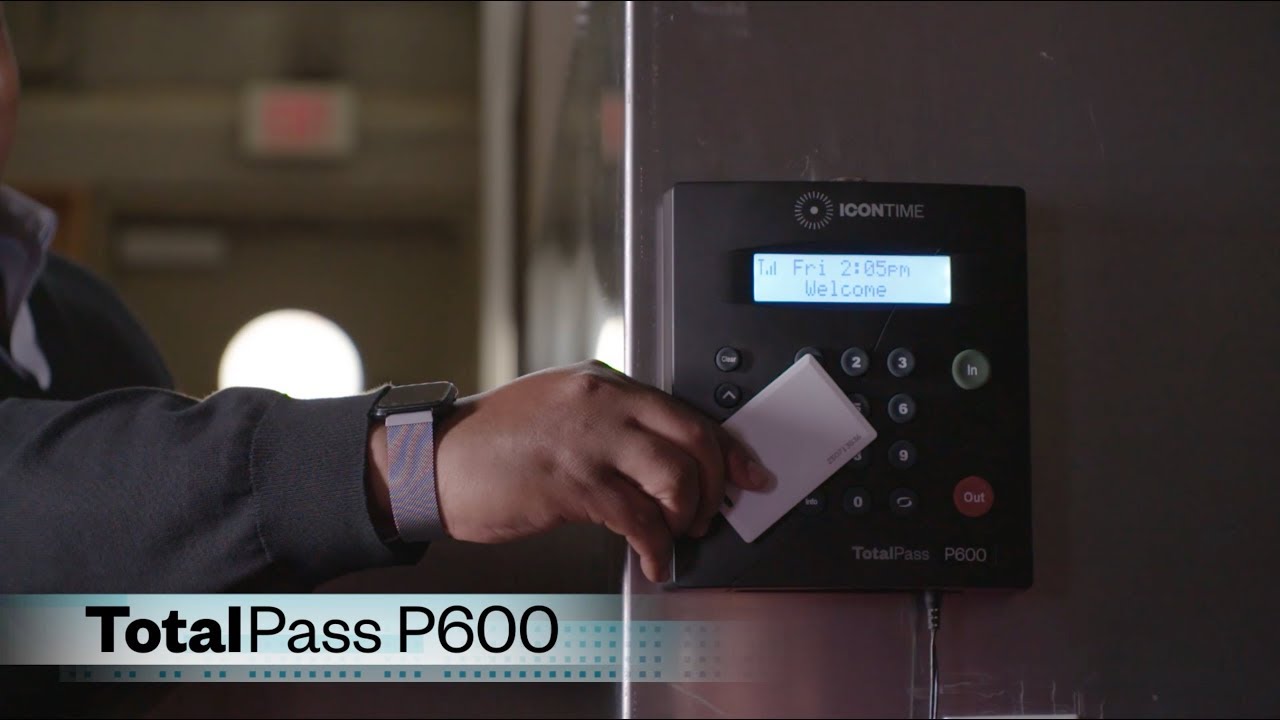 TotalPass P600 Time Clock