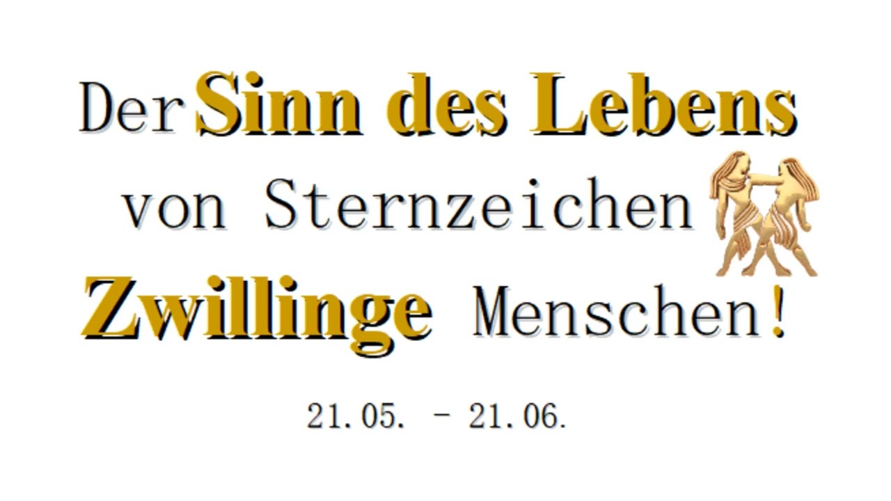 Sternzeichen Zwillinge - Was wollen sie wirklich?