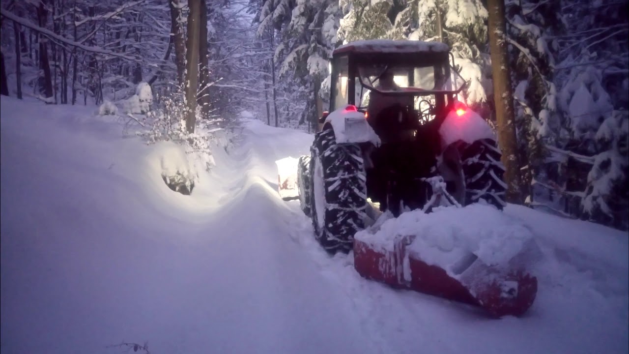 ❄️ZIMA 2019❄️ ZETOR 9540+ DMUCHAWA DO ŚNIEGU/ METROWE ZASPY ❄️Winterdienst❄️