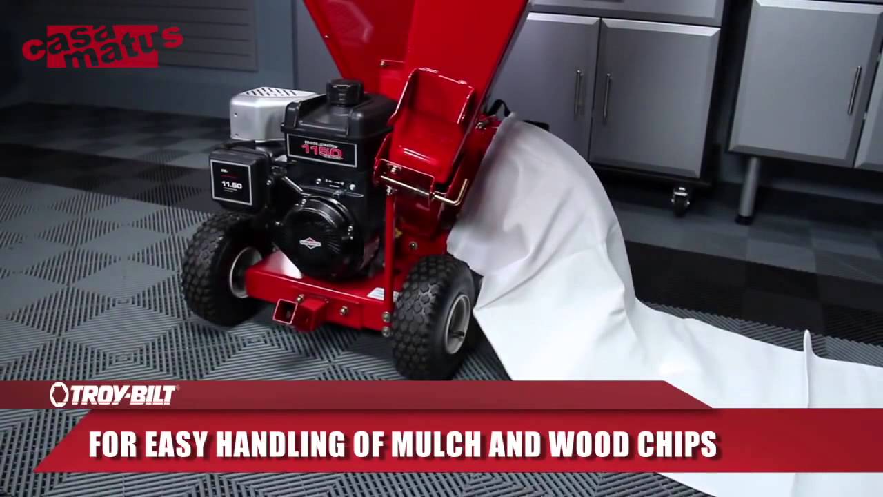 TRITURADORA DE RAMAS Y HOJAS TROY BILT