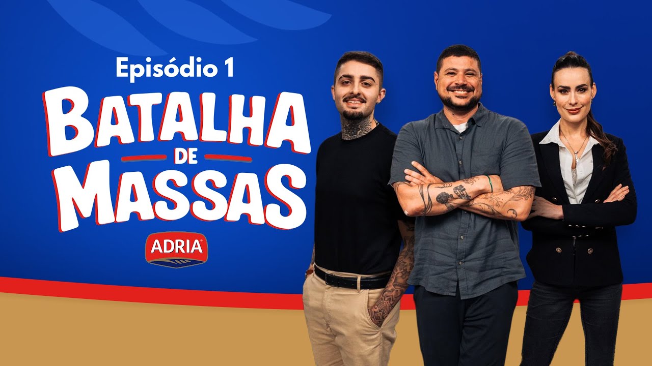 Epis&oacute;dio 1 - Batalha de Massas Adria | Band Receitas | Com Raul Lemos, Heaven Delhaye e Jo&atilde;o Vieira