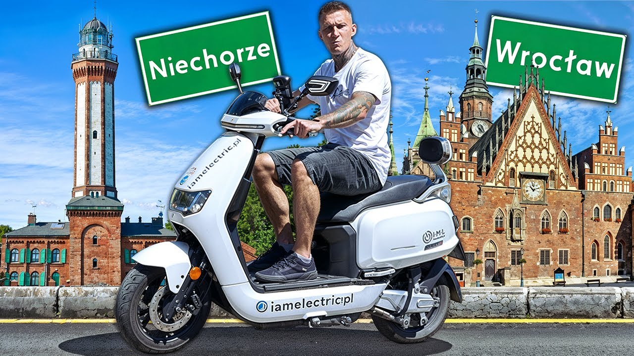 SKUTEREM ELEKTRYCZNYM NAD MORZE 😳
