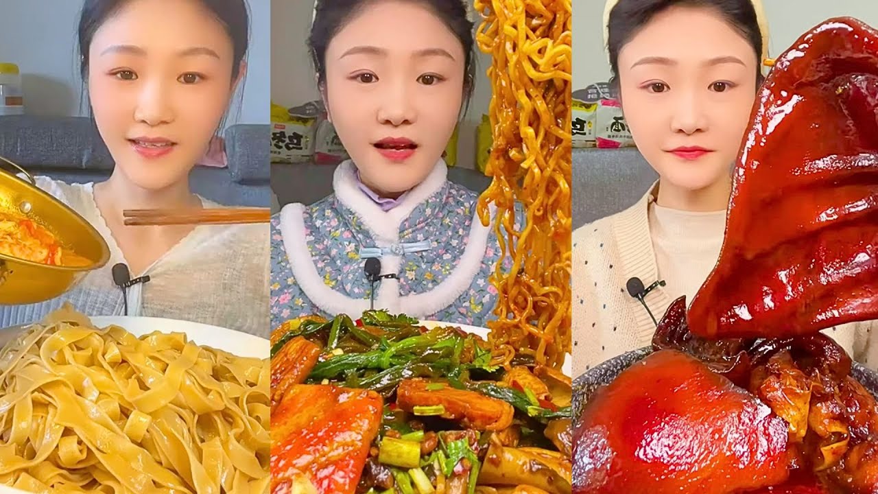 1 Hour ASMR Mukbang | Satisfying Eating Sounds for Sleep, Relaxation & Study #1184