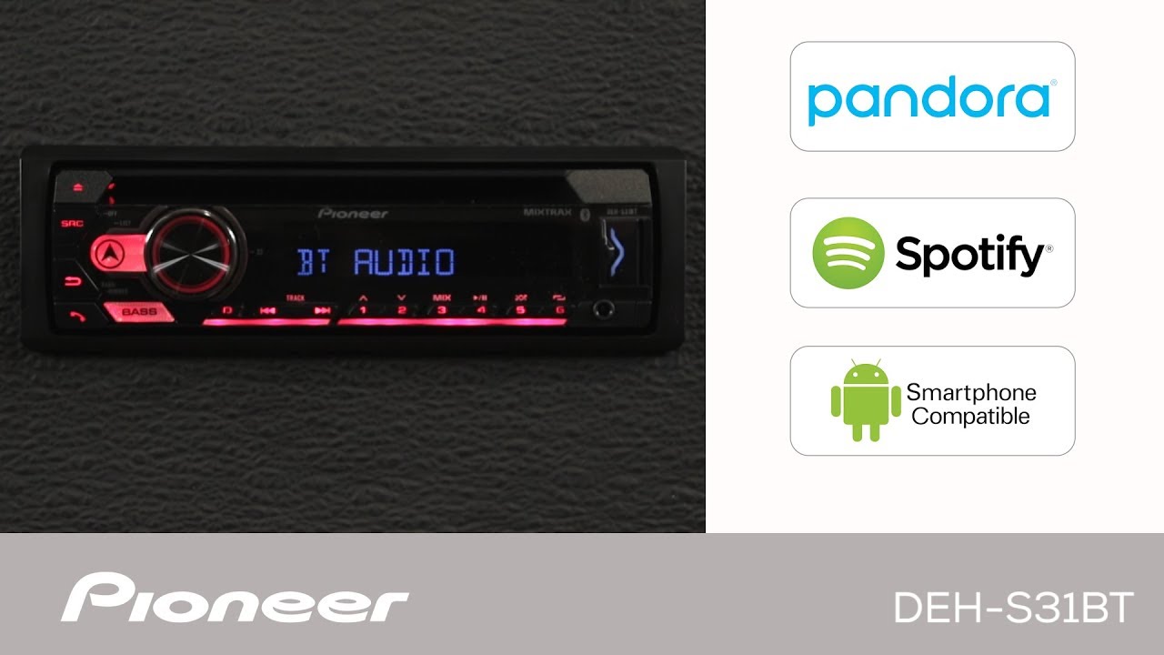 Pioneer DEH-S31BT - What's in the Box?
