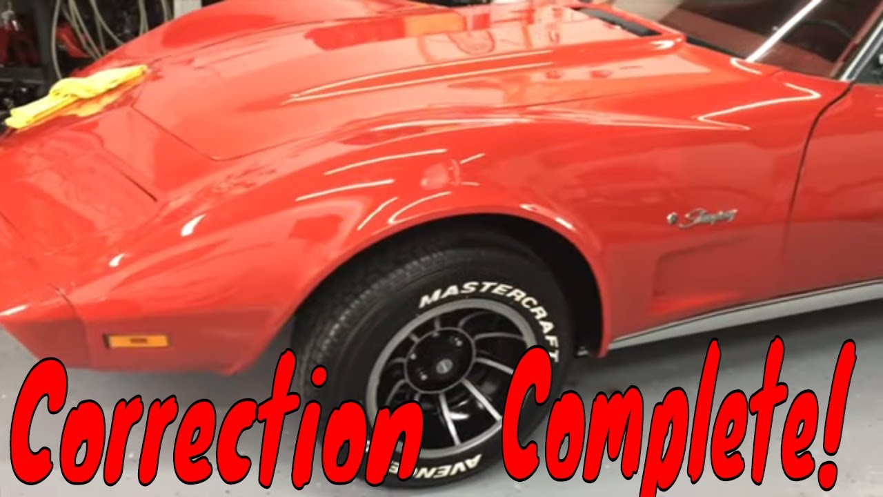 Paint Correction/Restoration Complete!! Barn Find 1974 Corvette!