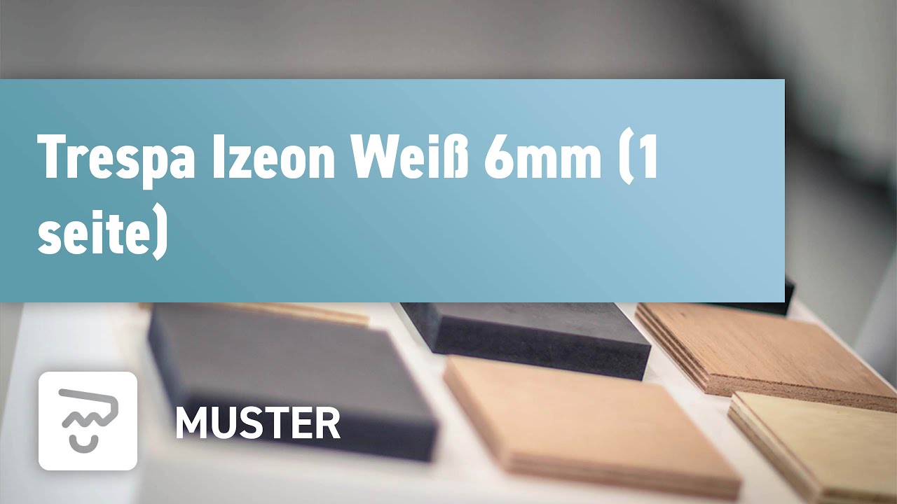 Muster Trespa Izeon Weiß 6mm (1 seite) | TOSIZE.at