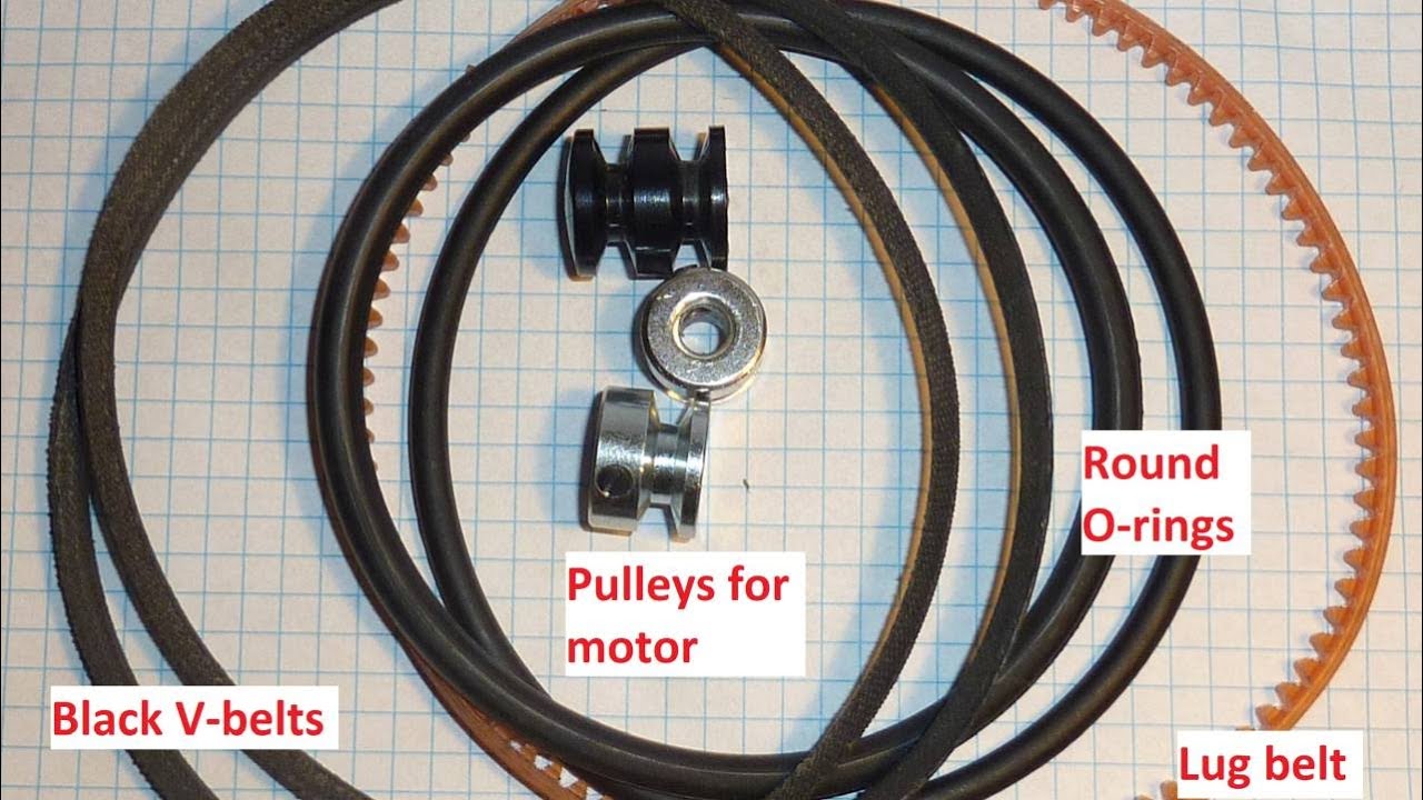 How to select the right Belt and Motor Pulley for your Vintage Sewing Machine
