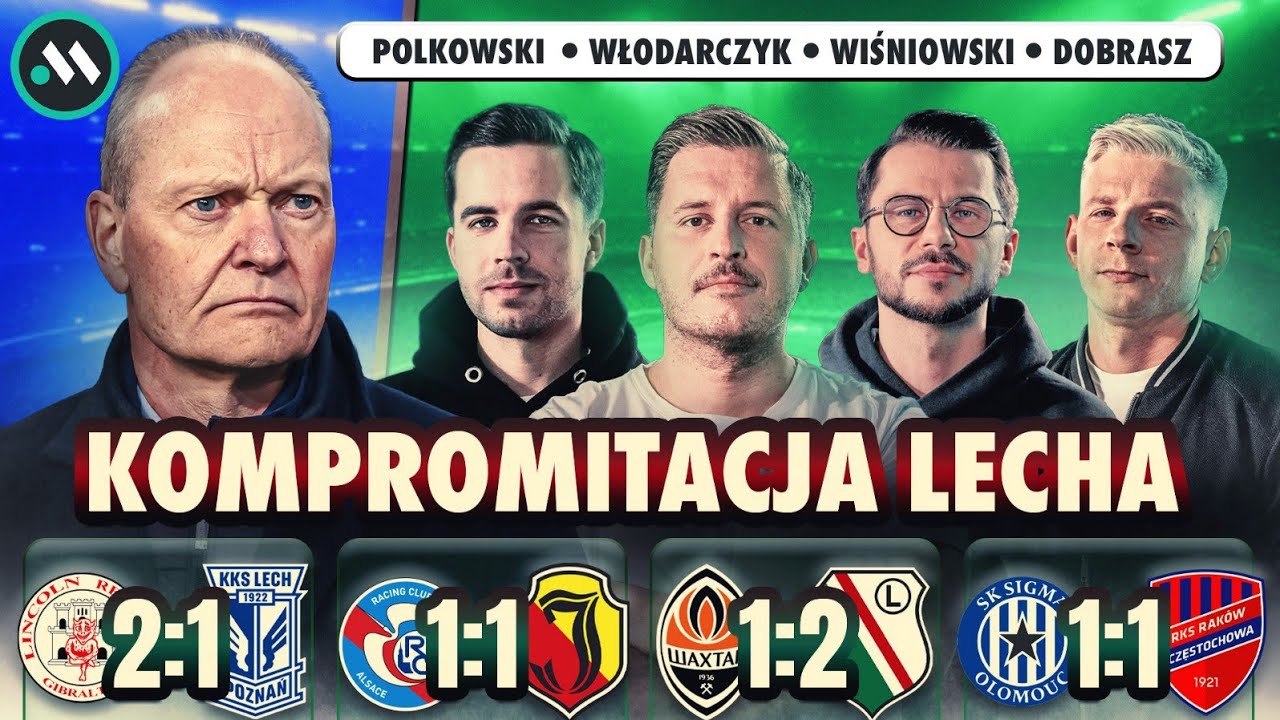 KOMPROMITACJA LECHA! LEGIA POKONAŁA SZACHTAR. JAGA I RAK&Oacute;W NA REMIS | LIGA KONFERENCJI