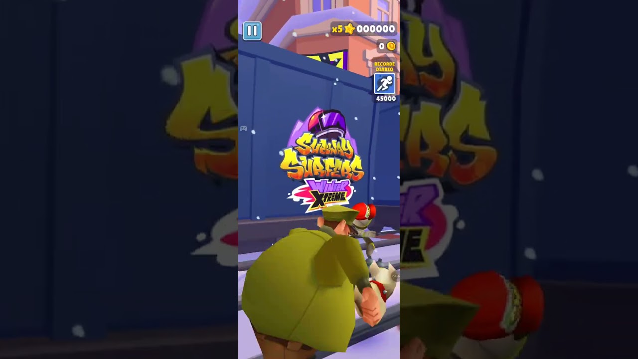 Jogando subway surfers