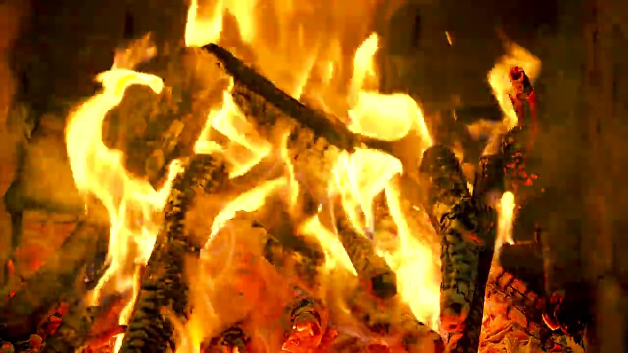 Smooth Jazz Winter Bliss – Night Saxophone Ambience beside Cozy 4K Fireplace