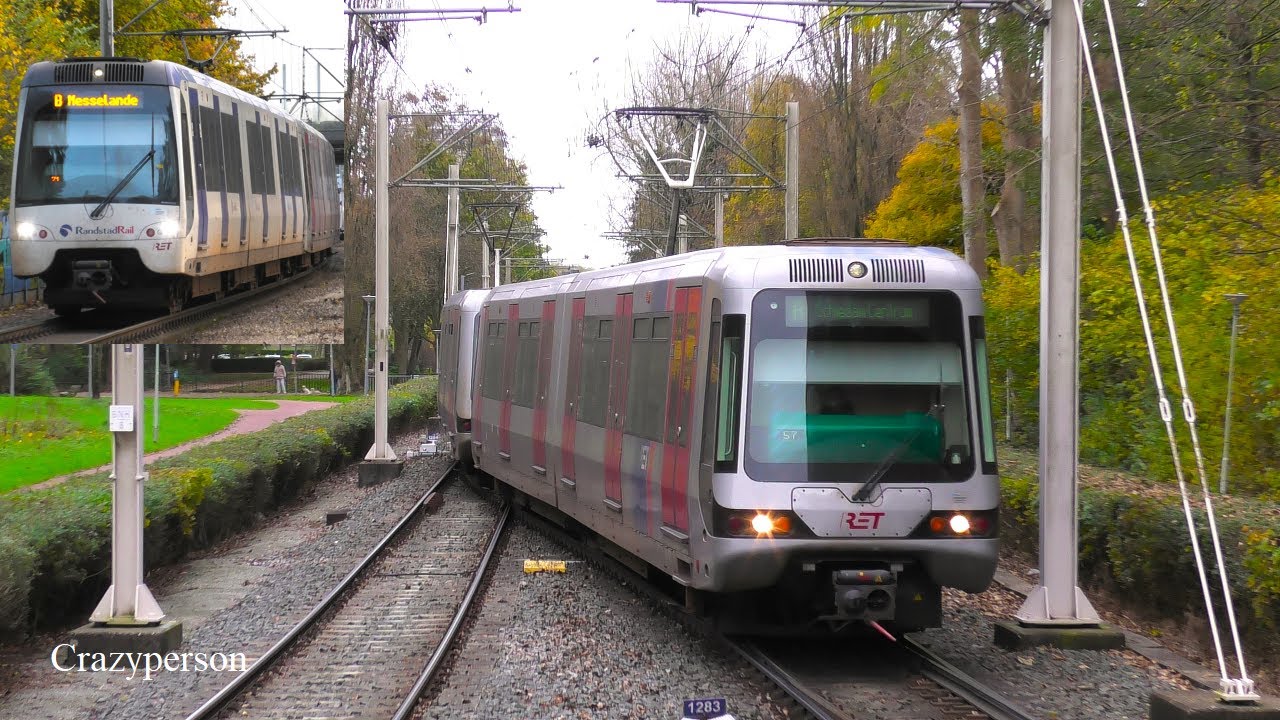 RET Sneltram en Metro Rotterdam 13 Nov. 2024 (Herfst)