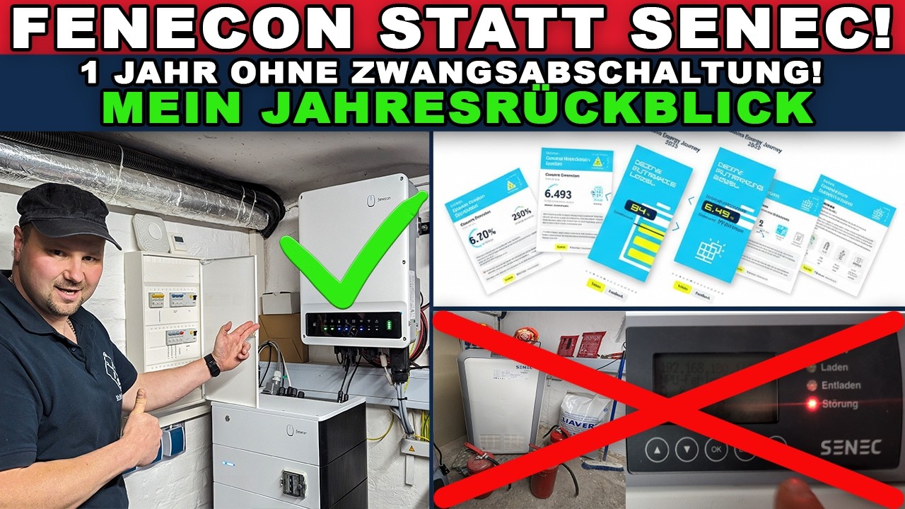 FENECON statt SENEC: 1 Jahr ohne Zwangsabschaltung! Mein Jahresrückblick