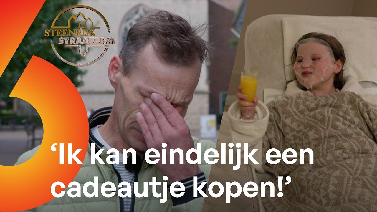 Danny kan zijn vrouw EINDELIJK weer een CADEAUTJE GEVEN ❤️ | Steenrijk, Straatarm