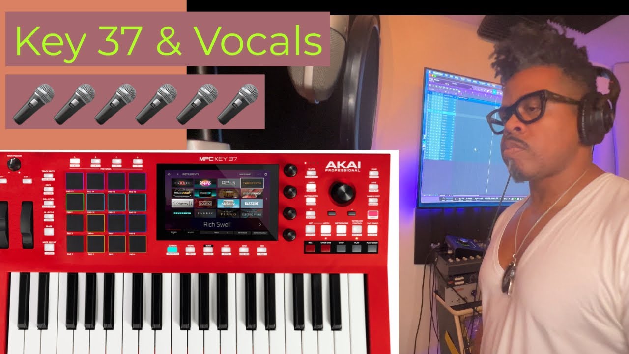 Ket 37 Produce & Record Vocals #mpckey37 #key61 #akaimpcx #mpclive2 #mpc #mpcone #mpcxse #mpc60