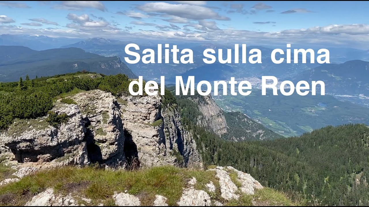 Hiking sulla cima del Monte Roen