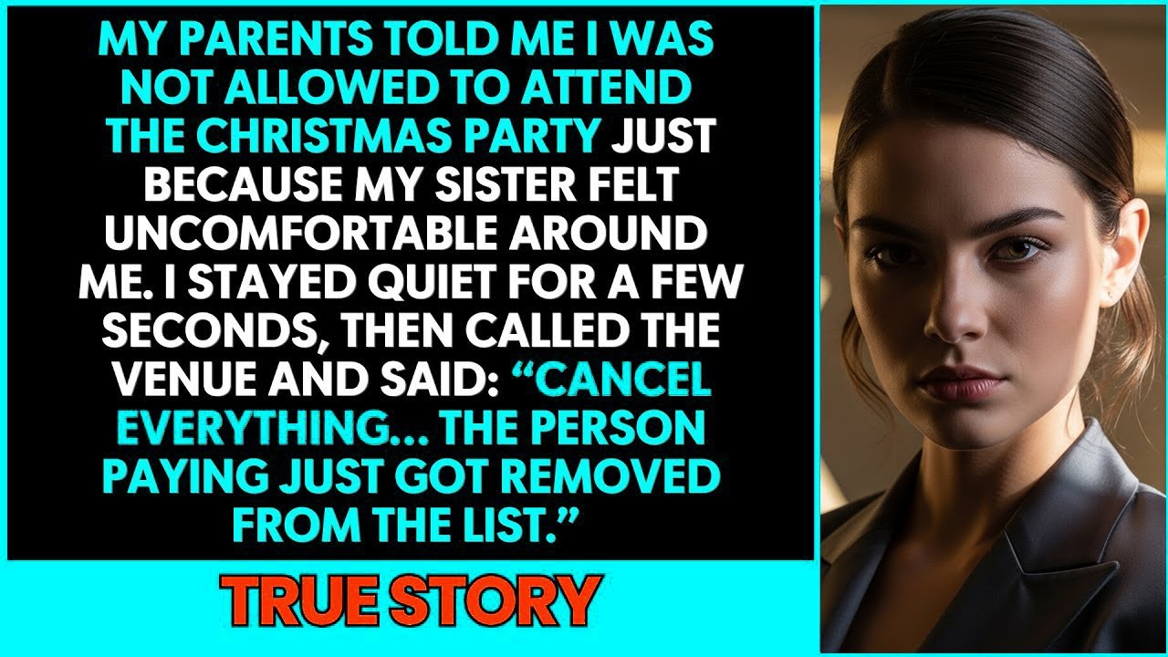 My Parents Said I Couldn’t Attend the Christmas Party Because My Sister Felt Uncomfortable Around Me