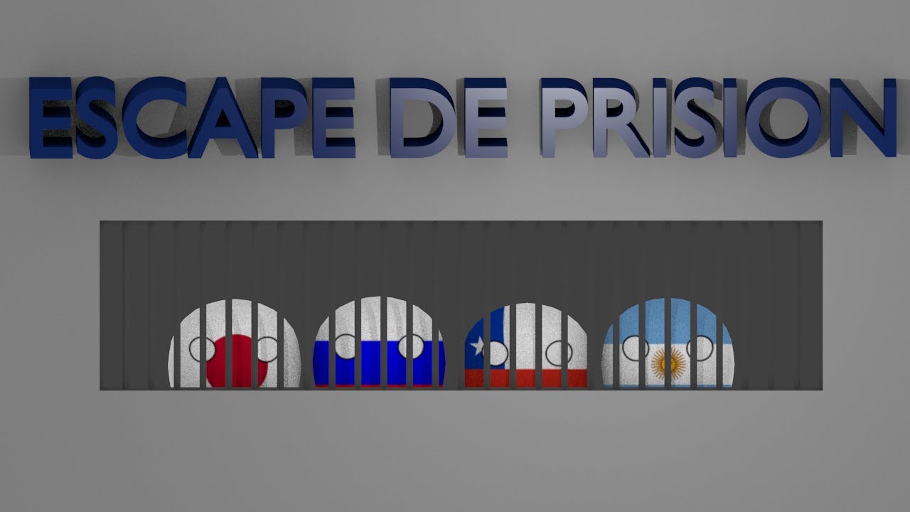 Escape de la prisión - Countryballs 3D