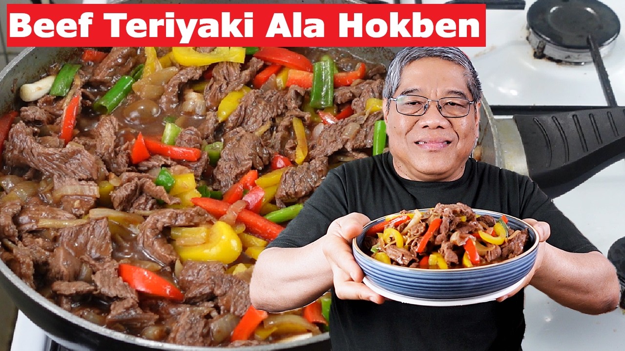 BEEF TERIYAKI HOKBEN bisa bikin sendiri gampang banget, tidak usah ke restoran lagi..