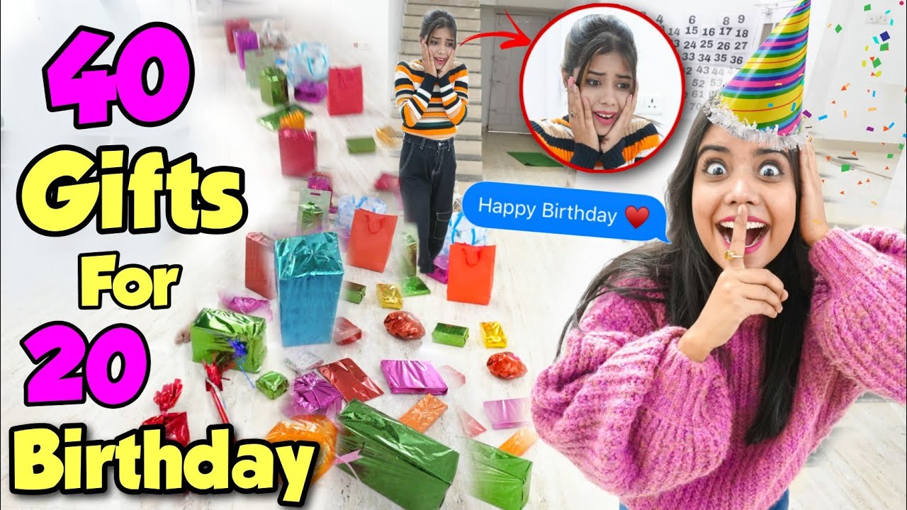 20 Gifts for her 20th Birthday!! *don't choose the wrong gift*🎁
