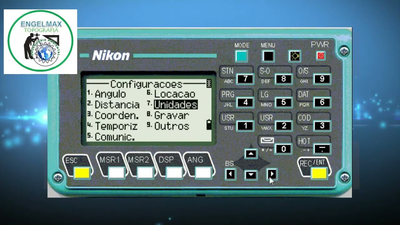 COLETAR EM SEQUÊNCIA DE PONTO COM ESTAÇÃO TOTAL NIKON