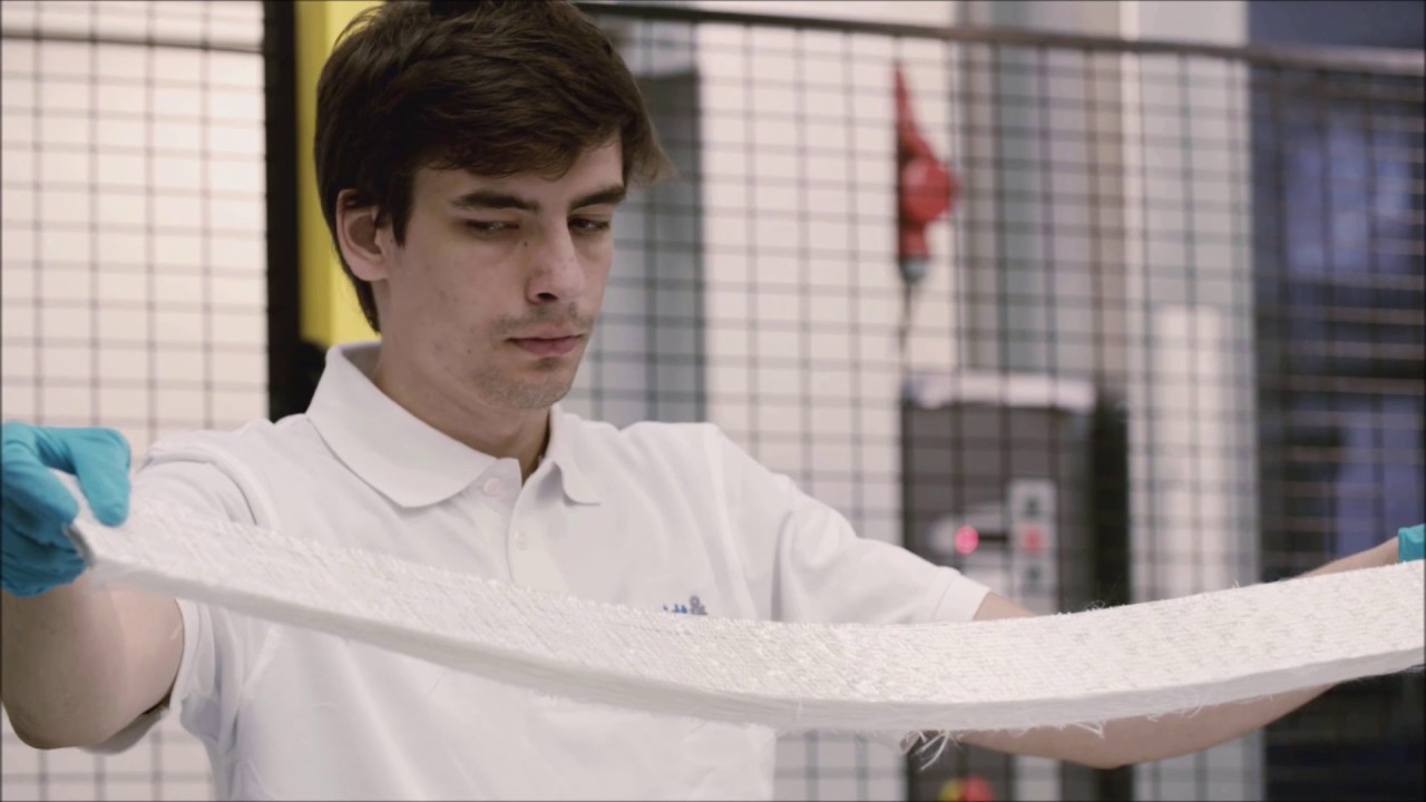 Composite leaf spring produciton - preforming process