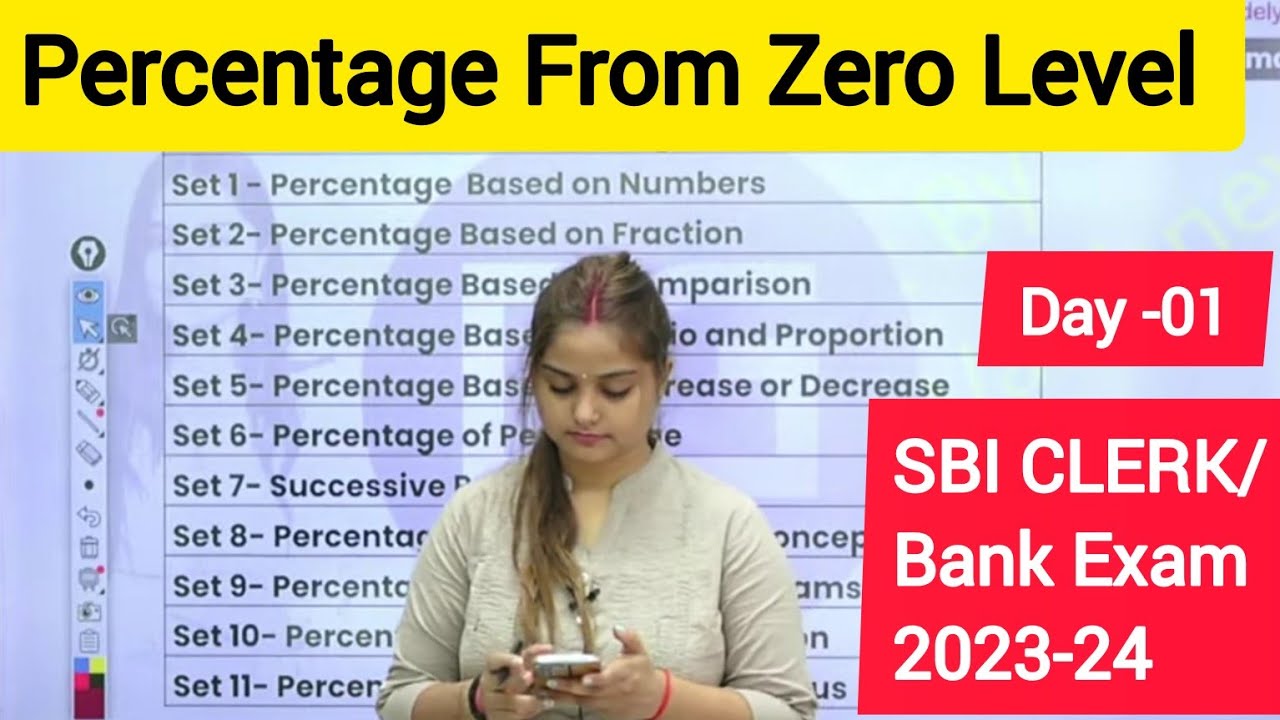 Day-01 Percentage Basics | Complete Concept & Tricks | SBI Clerk, IBPS, RRB, Insurance | Minakshi