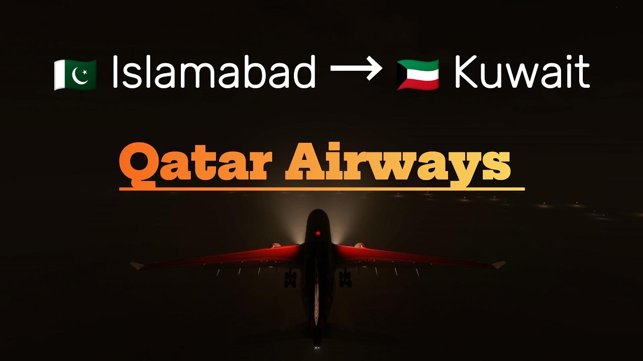 Islamabad 🇵🇰 → Kuwait 🇰🇼 ✈️ #msfs #flightsimulator #aviation #a320 #b737 #kuwait #middleeast