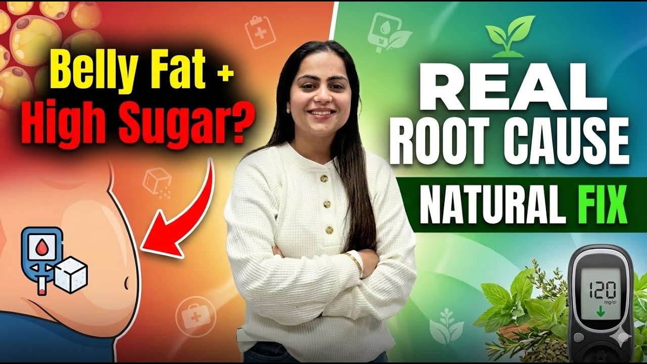 Belly Fat & High Blood Sugar ka REAL Root Cause | Natural Fix – StayHealthyWithKamal
