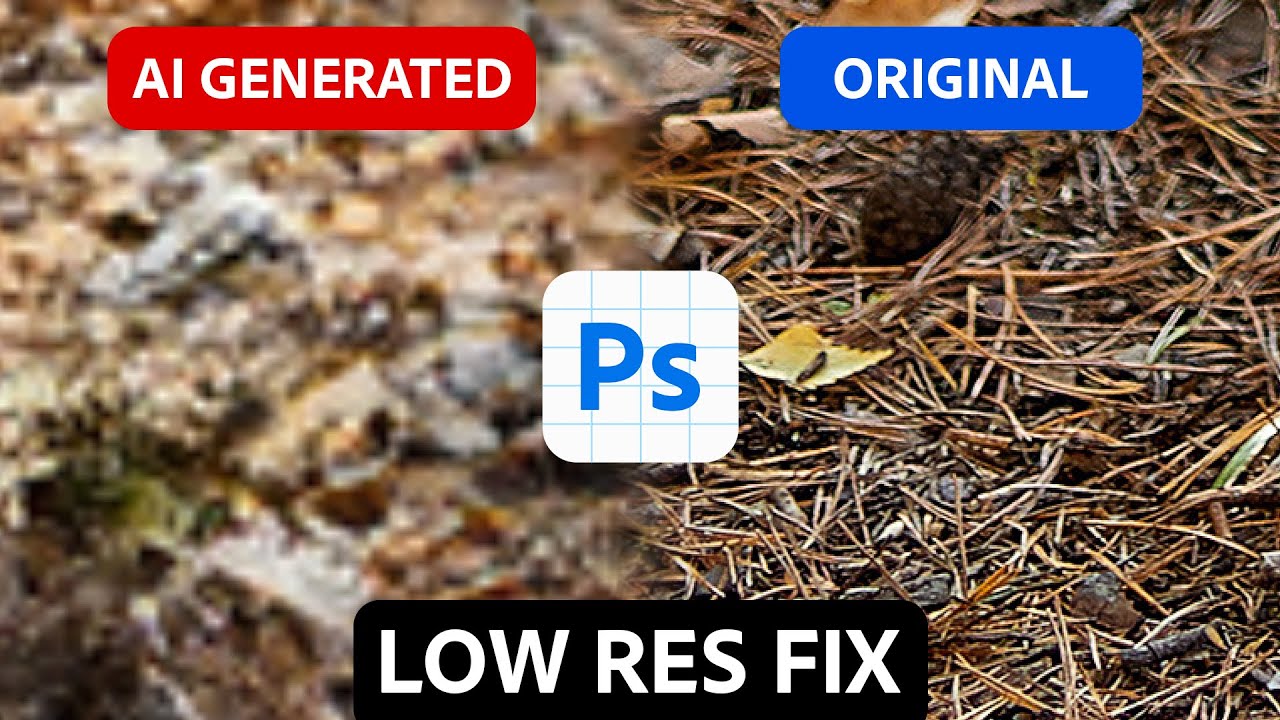 Generative Fill In Photoshop - Low Resolution Fix!