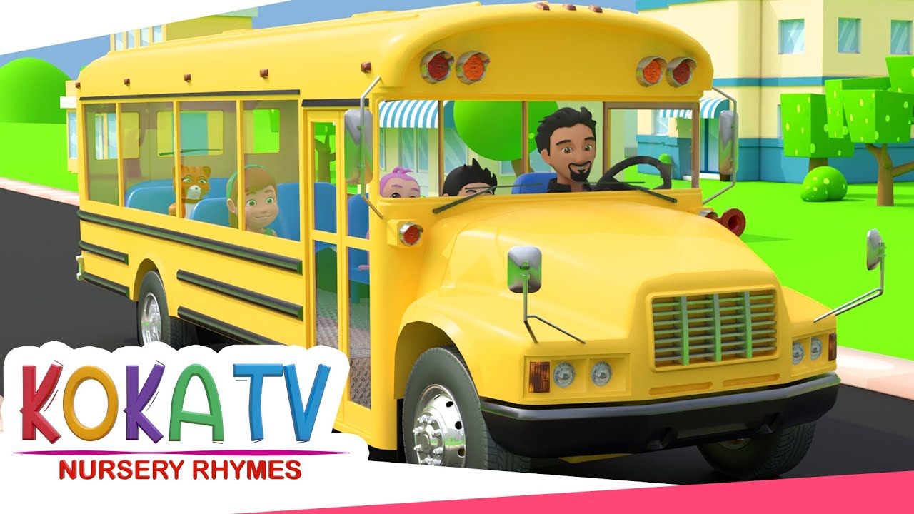 Wheels on the Bus | Koka TV Nursery rhymes