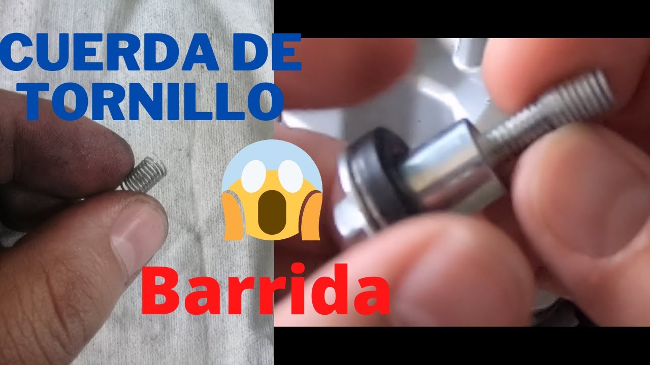 como reparar cuerda barrida de tapa de punterías