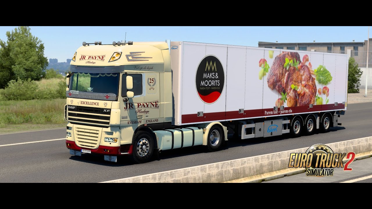 ETS2 v1.40 | [update] DAF XF 105 v7.3.0b (by Vad&k) - 2K gameplay