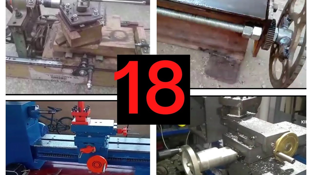 #torno 18 torninho caseiro em um vídeo!. #homemade lathe.