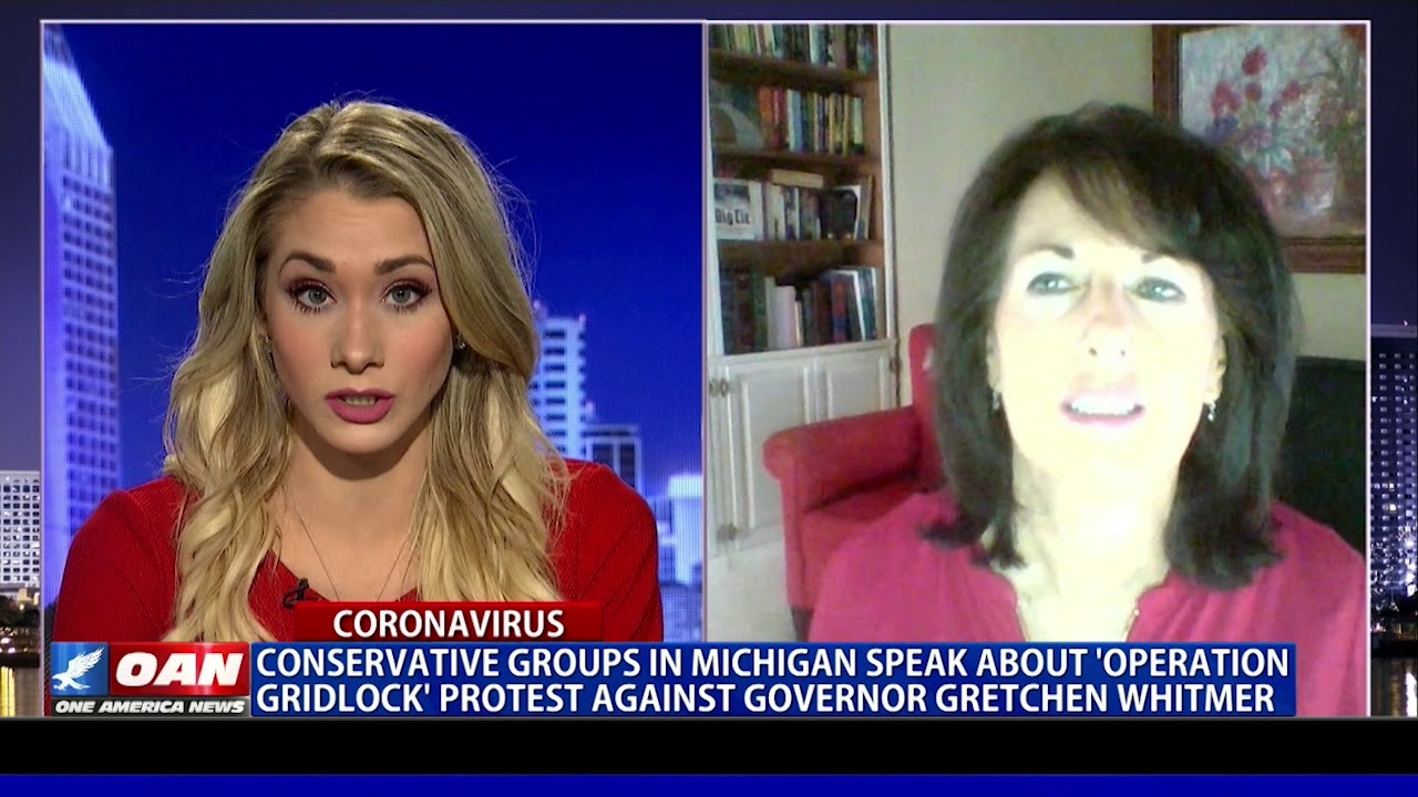 Conservative groups in Mich. speak about 'Operation Gridlock' protest against Gov. Whitmer