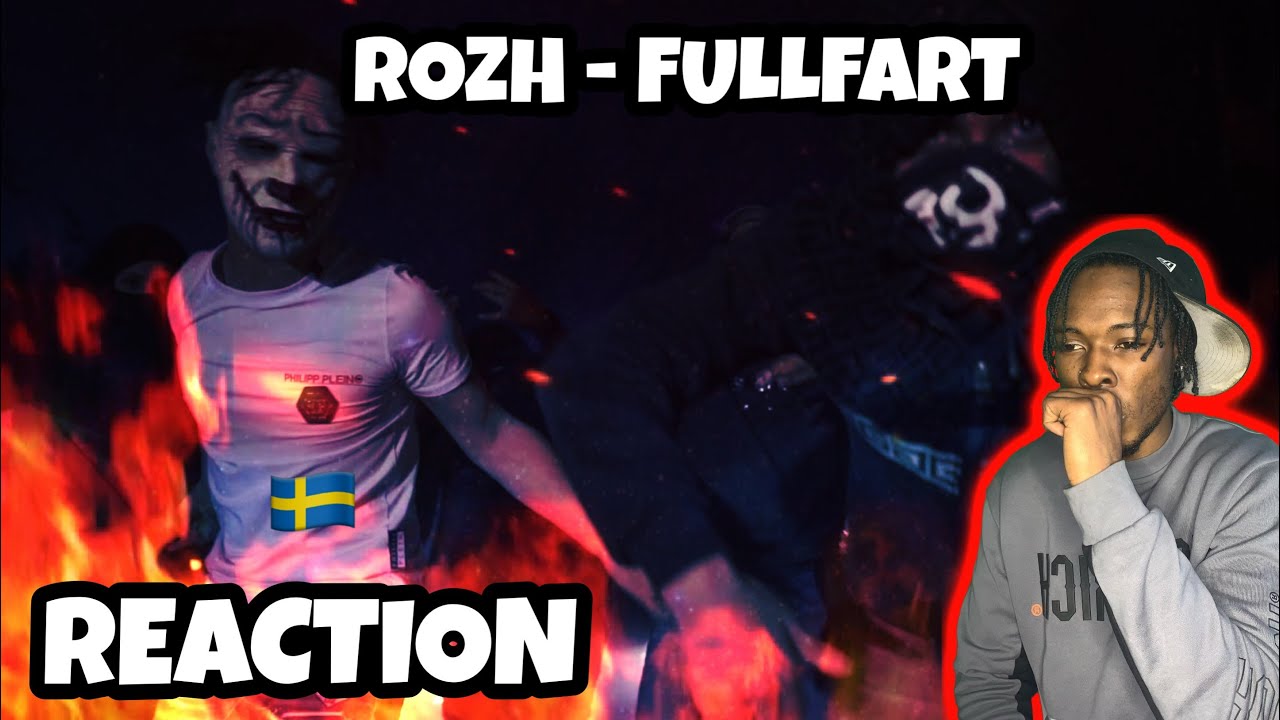 AMERICAN REACTS TO SWEDISH RAP! Rozh - Fullfart (ENGLISH LYRICS)