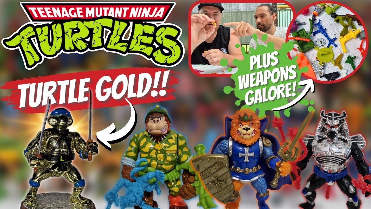 Vintage TMNT Action Figure Pick-ups!🐢Plus Accessories Draft with @Totally Taylor Retro Hunters 🍕