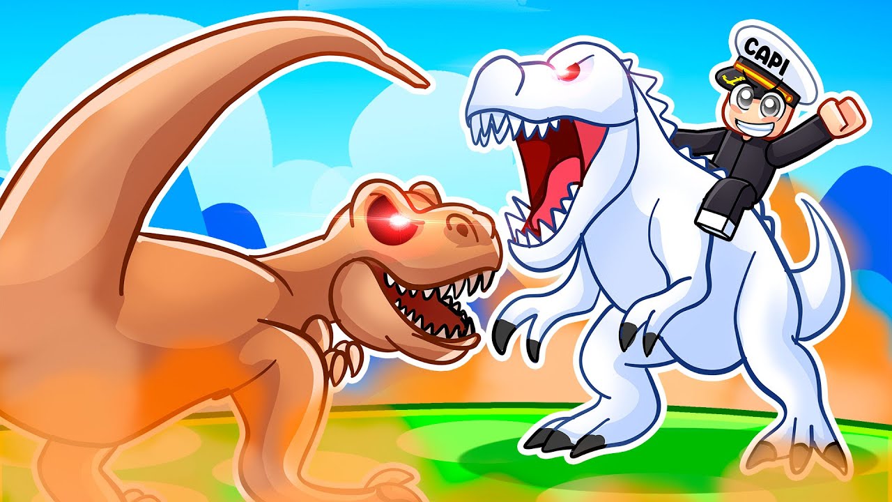 INDOMINUS REX vs T-REX in JURASSIC BLOCKY