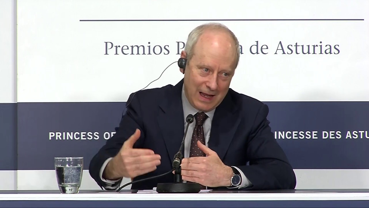 Press conference by Michael J. Sandel