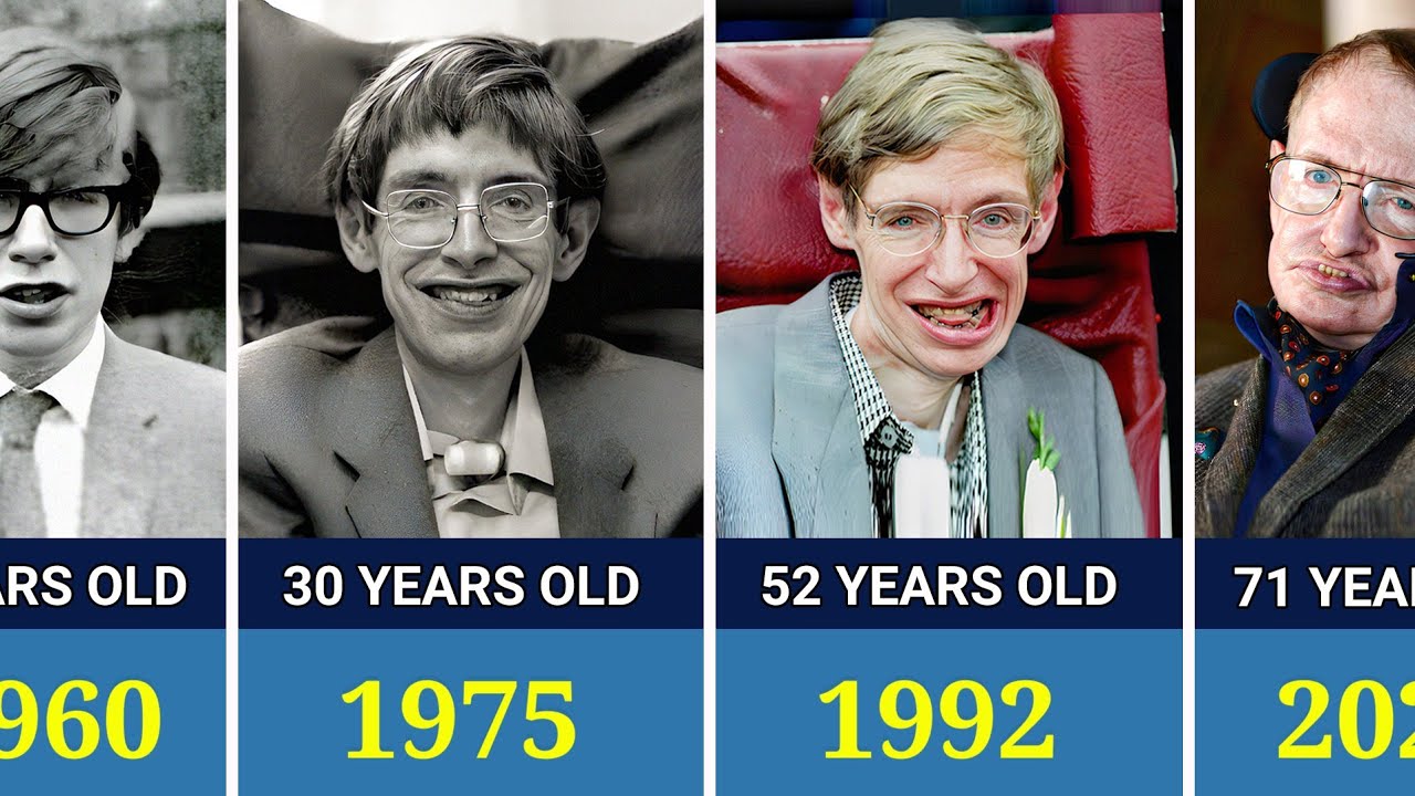 Стивен Хокинг &mdash; Трансформация от 1 до 76 лет (1943&ndash;2018)