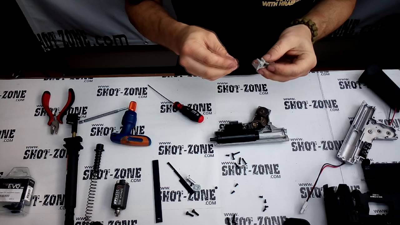 How to assemble CNC short stroke Trigger on a Scorpion evo
