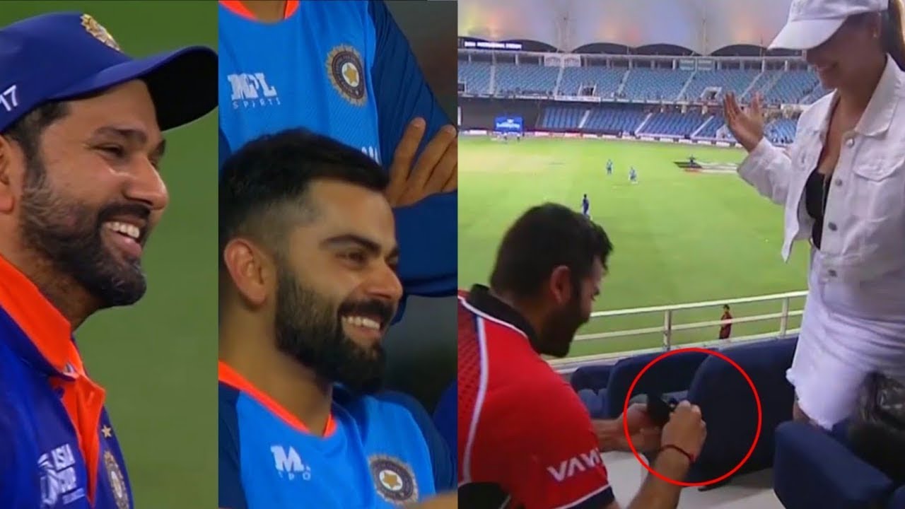 Virat and Rohit's amazing Reaction when Hong Kong player kinchit shah proposed to his girlfriend|