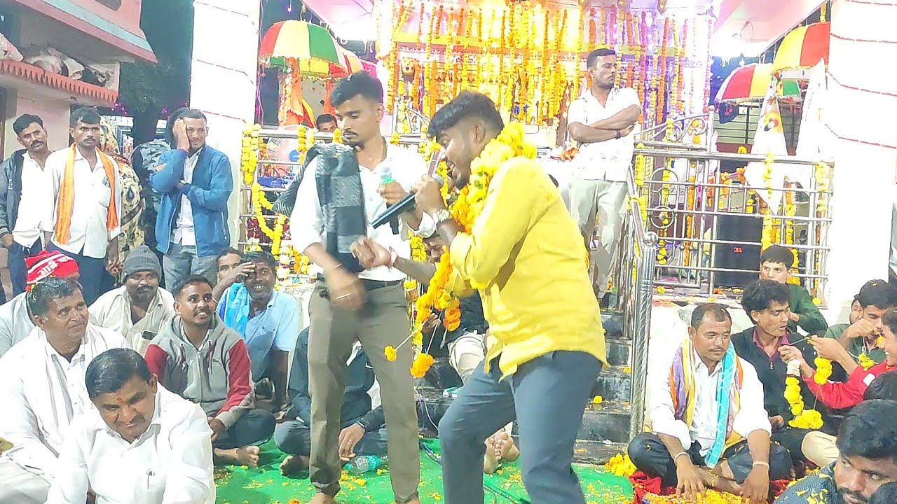 Akash Chavan Bhajan vXs Mantesh Pawar ! Banjara Bhajan ! BheemNagar Tanda Mudnal 10.#LaxmanRathod