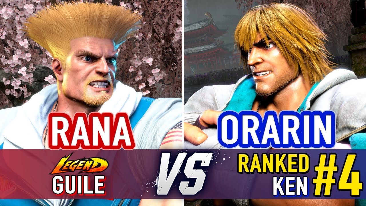 SF6 🤜 RANA (Guile) vs ORARIN (#4 Ranked Ken) 🤛 SF6 High Level Gameplay