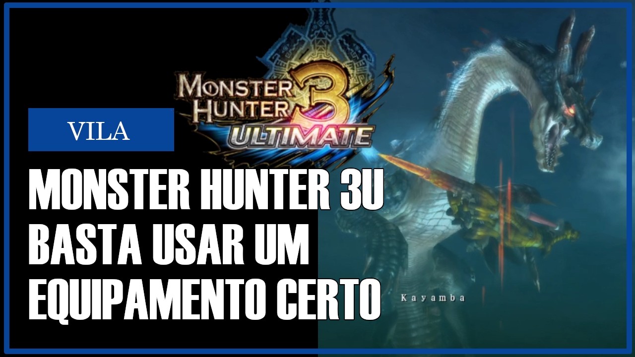 Monster Hunter 3 Ultimate - SPEAR OF PROMINENCE Contra o LAGIACRUS! |DETONADO#69|