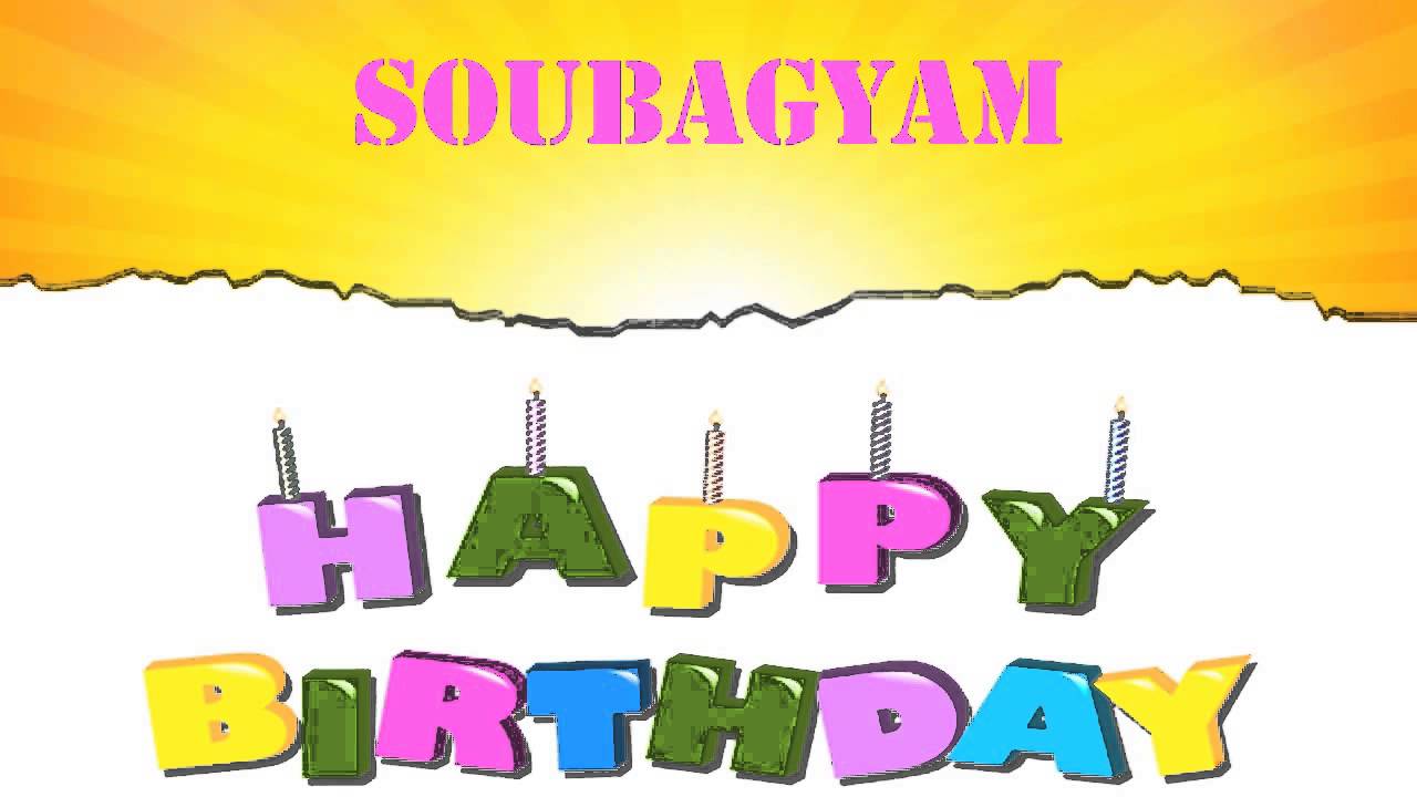 Soubagyam   Wishes & Mensajes - Happy Birthday