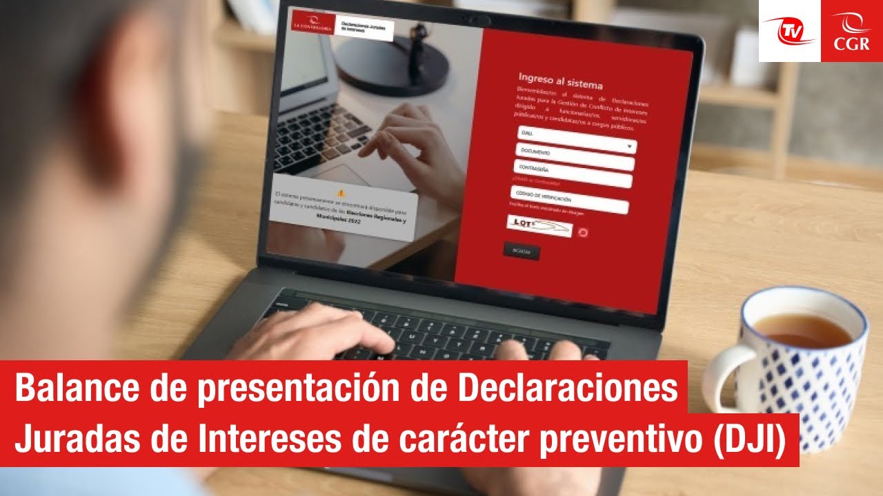 Contraloría TV | Presentación de las Declaraciones Juradas de Intereses de carácter preventivo